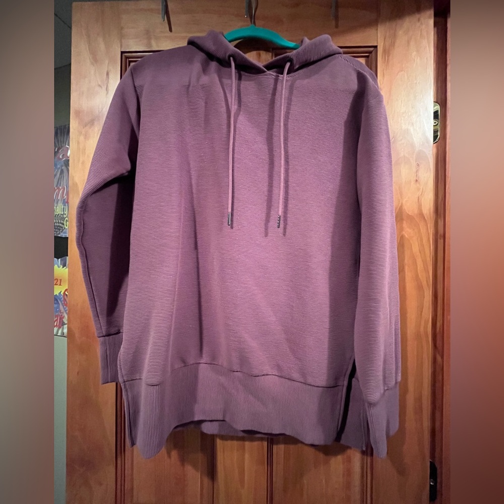 Maurices Women's Mauve Ribbed Sweatshirt